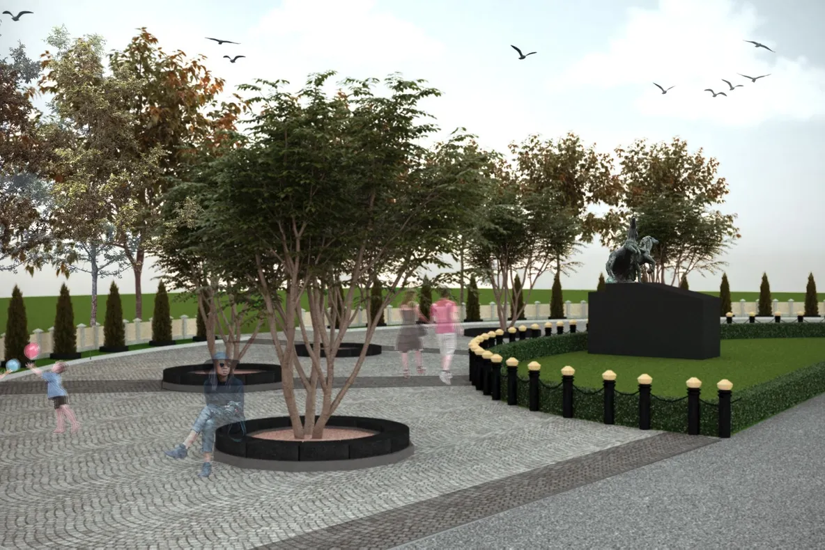 Calea de acces în Parcul „Nicolae Romanescu” din Craiova se modernizează. FOTO