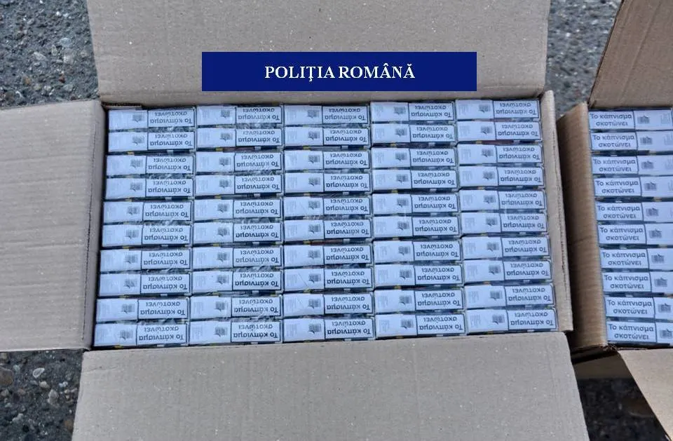 VIDEO/FOTO. Tranzacție cu țigări de contrabandă între un craiovean și un mehedințean. Cei doi au fost prinși în flagrant, doljeanul fiind reținut