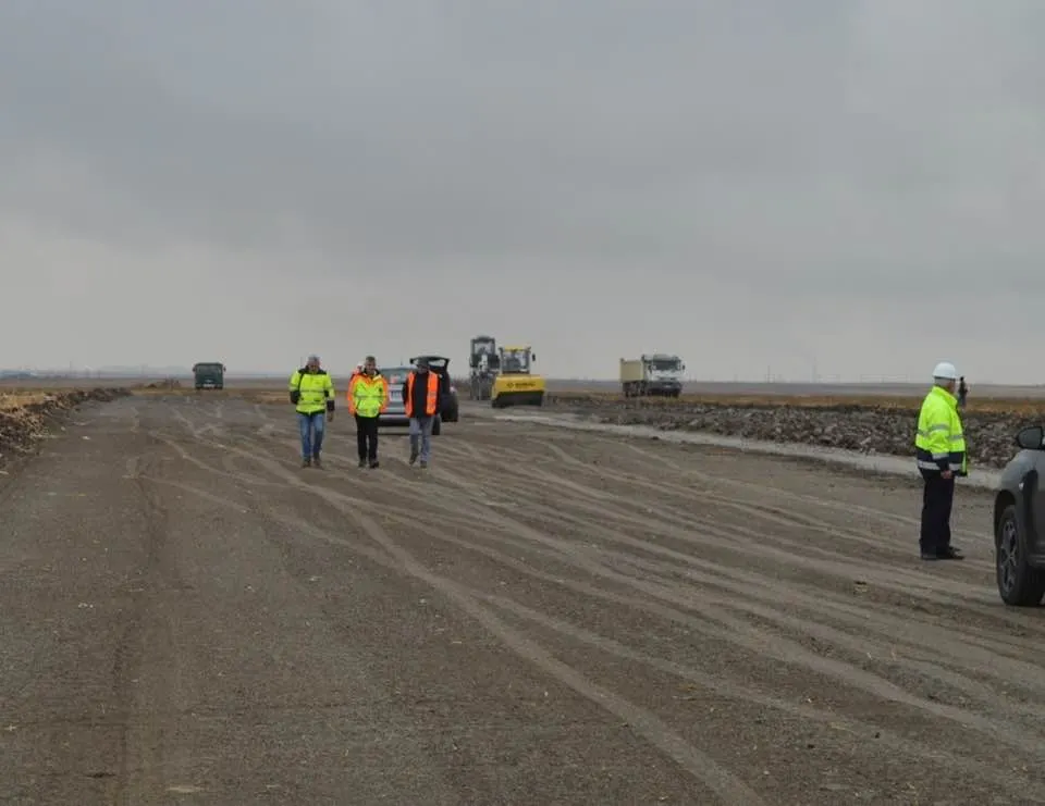 VIDEO. Noi imagini de pe șantierul rumului Expres Craiova–Pitești