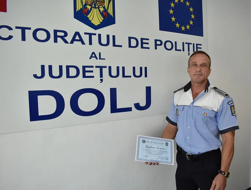 Craiova: Șef de la Rutieră, campion național la culturism. A obținut medalia de aur ca în urmă cu 30 de ani