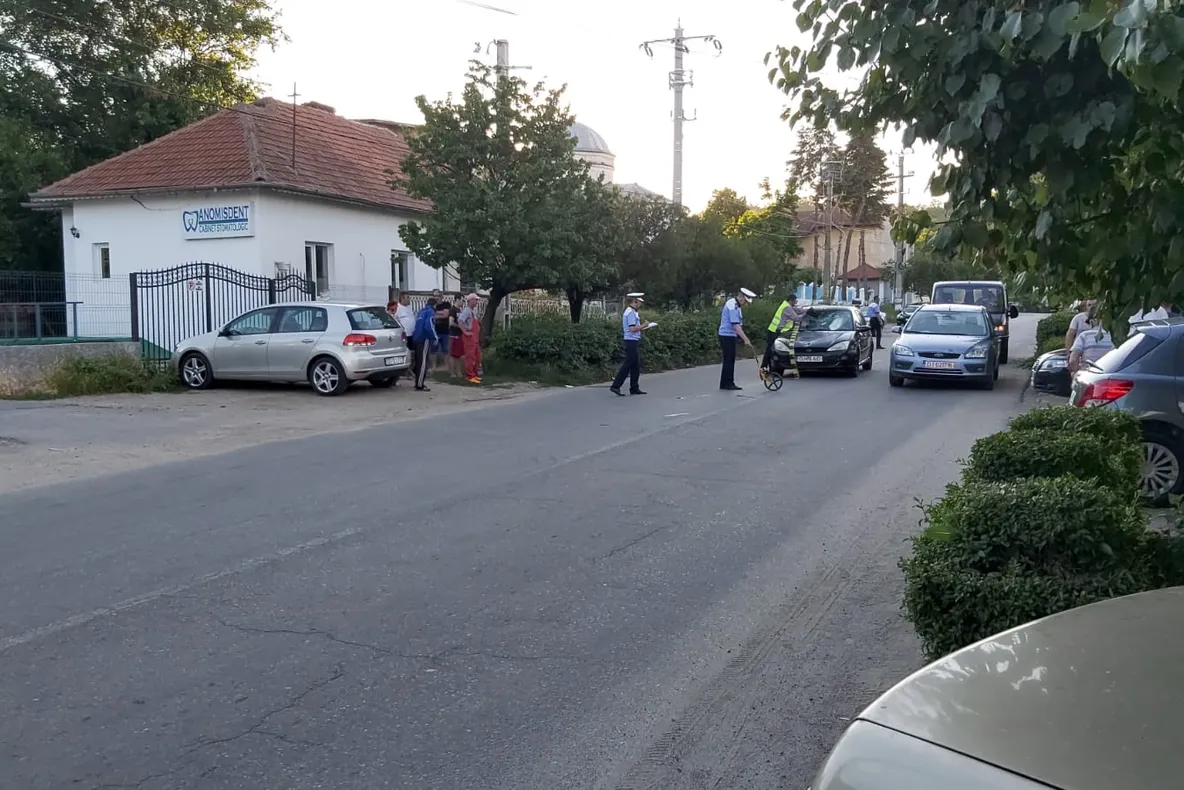 Bărbat lovit de mașină, într-o comună din Dolj