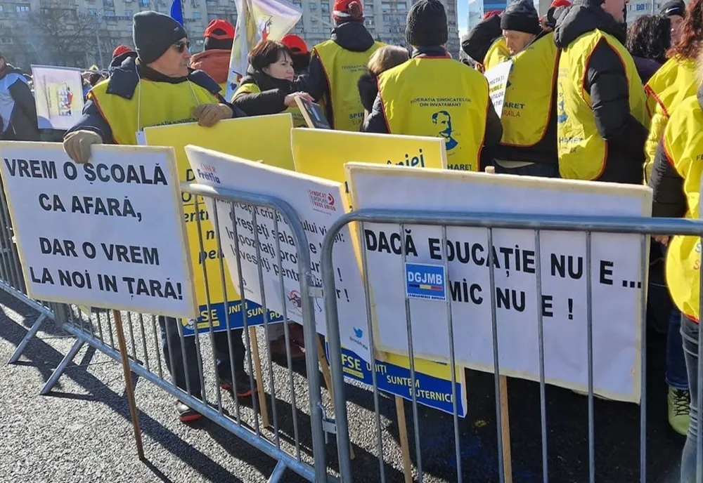 PROTESTE SINDICALE ÎN MAI MULTE JUDEŢE