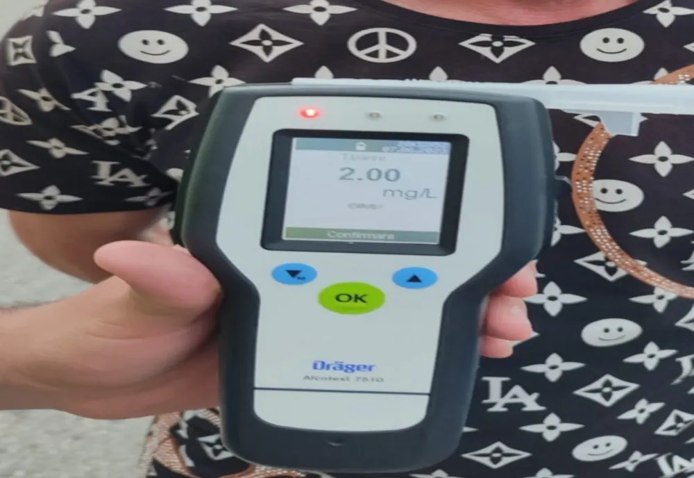 Un şofer din Dolj, depistat la volan cu o alcoolemie de 2,00 mg/l alcool pur în aerul expirat