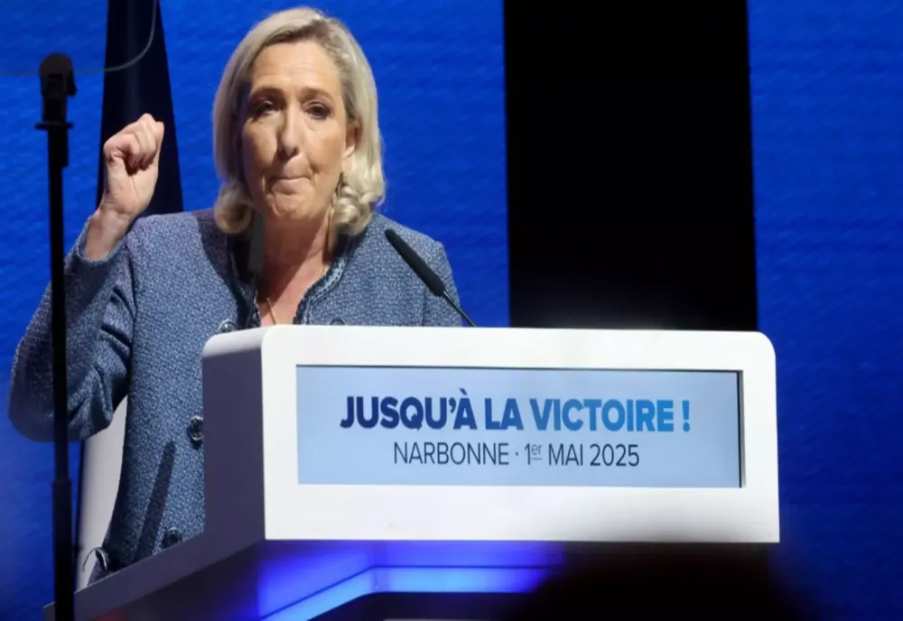 MARINE LE PEN, SUSȚINERE TOTALĂ FAȚĂ DE GEORGE SIMION: "ALEGERILE AU FOST ANULATE CU BINECUVÂNTAREA COMISIEI EUROPENE"