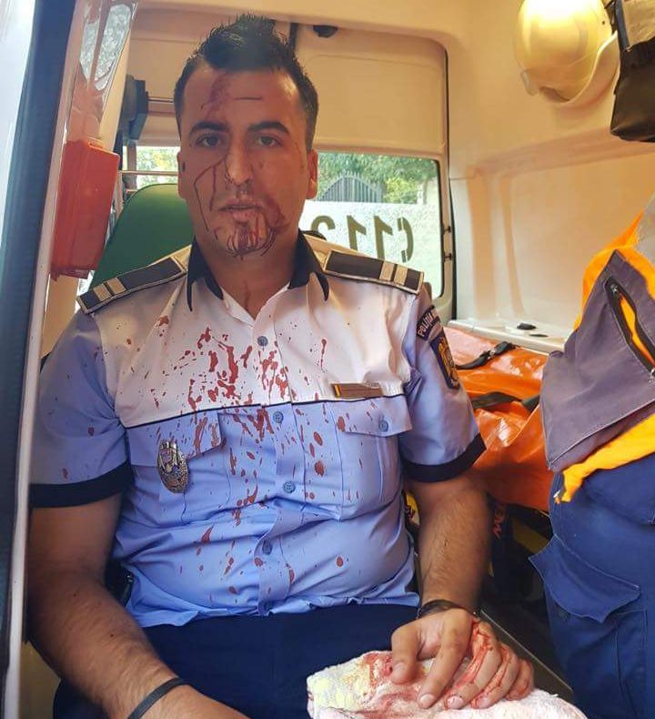 Craioveanul care a bătut un polițist, atestat preventiv