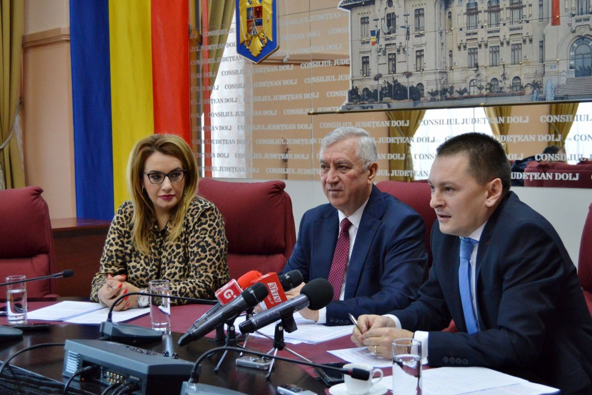 Apa de la Isvarna și conducta de gaze Craiova-Calafat, două dintre proiectele majore ale administrației județene din Dolj