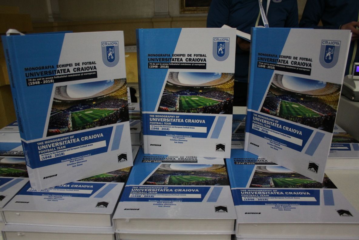 A fost lansată „Monografia echipei de fotbal Universitatea Craiova”