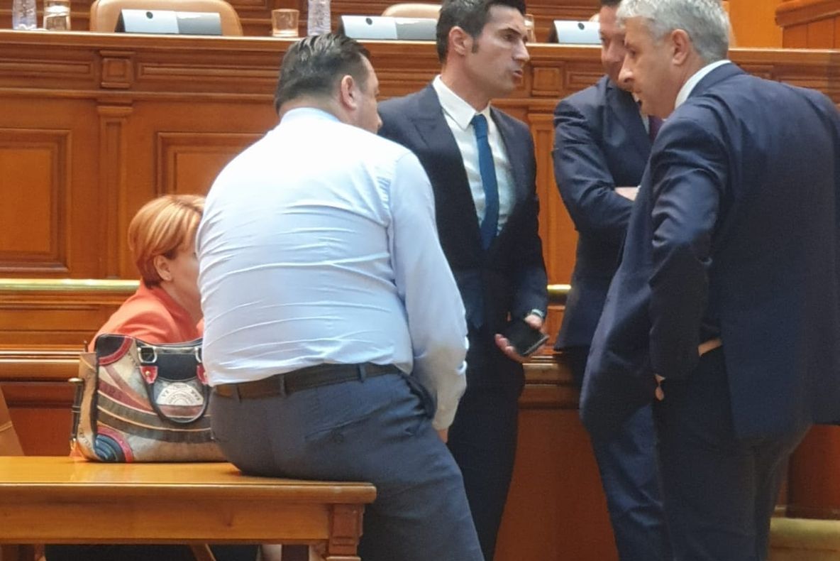 FOTO. Olguţa, Manda, Iordache şi Rădulescu-Mitralieră, marginalizaţi în Parlament