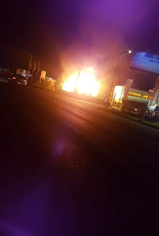 Incendiu izbucnit la o pensiune din Craiova