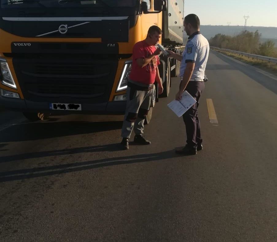 Verificări de amploare în rândul transportatorilor de mărfuri și de persoane. Sute de amenzi aplicate