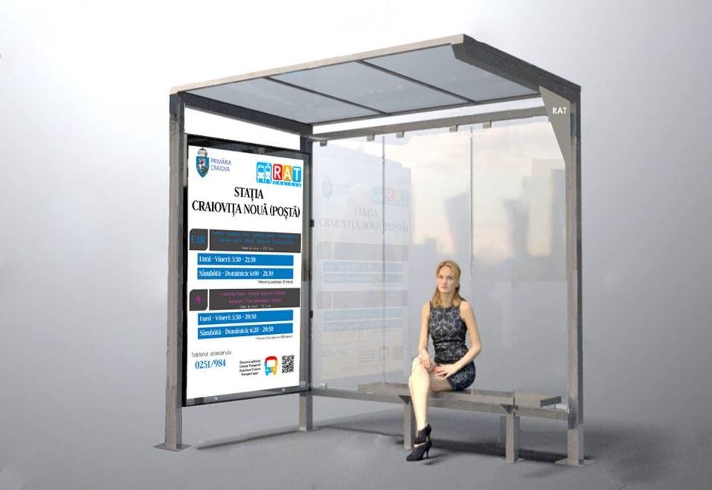 Stații de autobuz și de tramvai, amenajate în Craiova