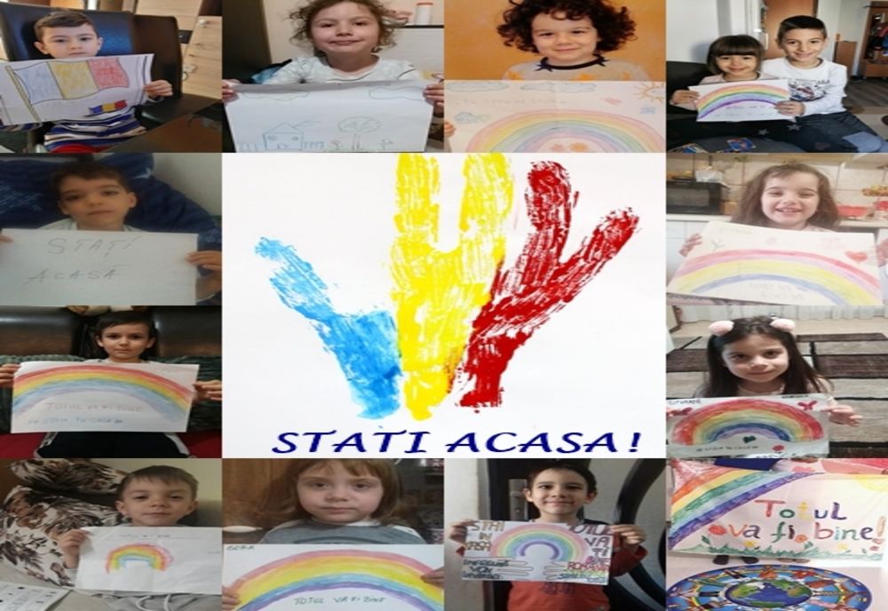 „Fluturașii”, colegi la Grădinița „Floare Albastră” din Craiova, sfat pentru adulți: „Stați în casă dacă nu aveți urgențe de rezolvat!” 