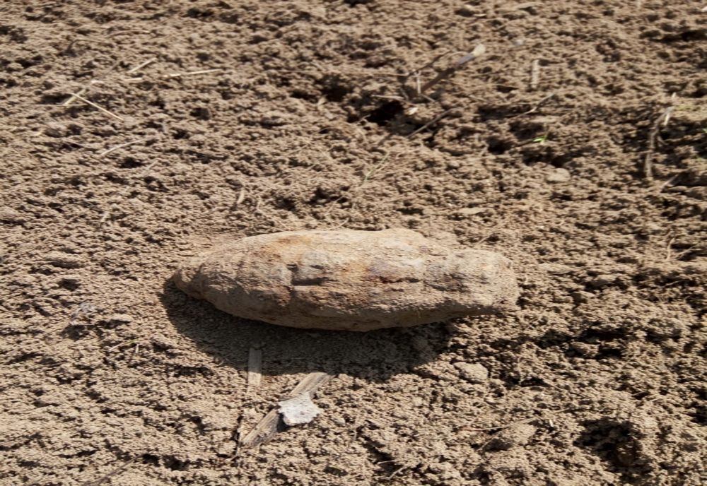 Grenadă găsită pe câmp, într-o localitate din Dolj  