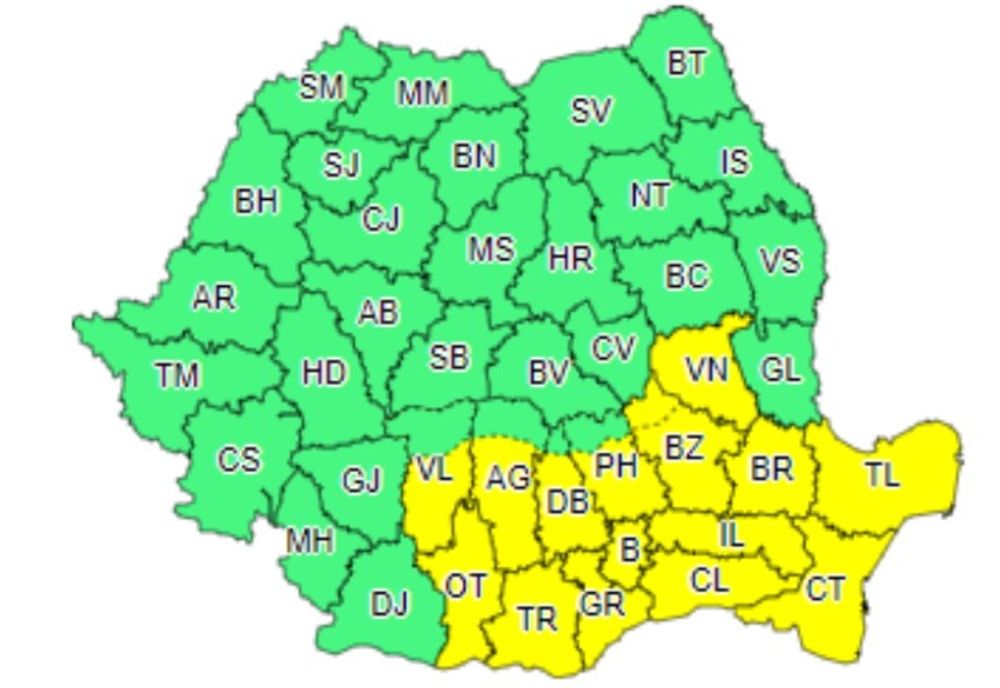 Vreme caldă, în Oltenia, în următoarele două săptămâni