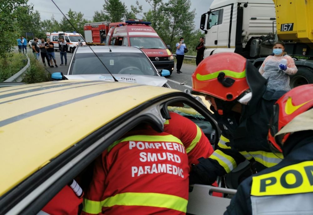 Bărbat din Craiova, implicat într-un accident produs în Târgu Jiu 