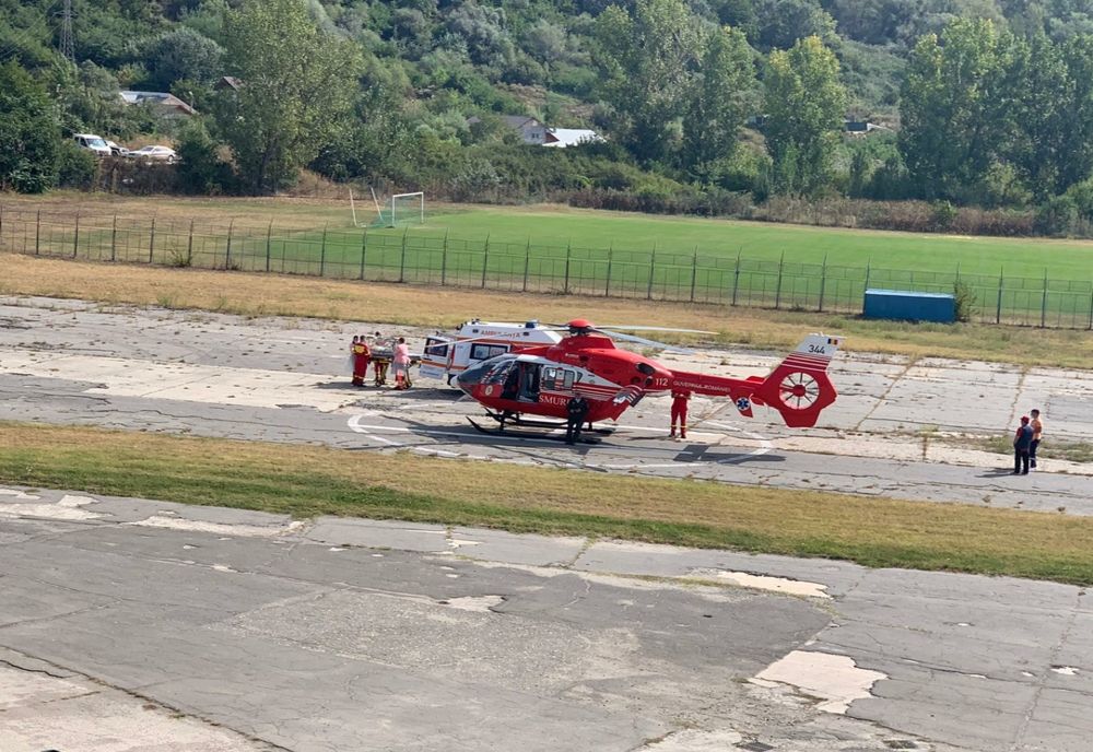 VIDEO. Elicopterul SMURD, solicitat pentru transferul la Craiova pentru un bebeluş născut cu probleme, la Slatina