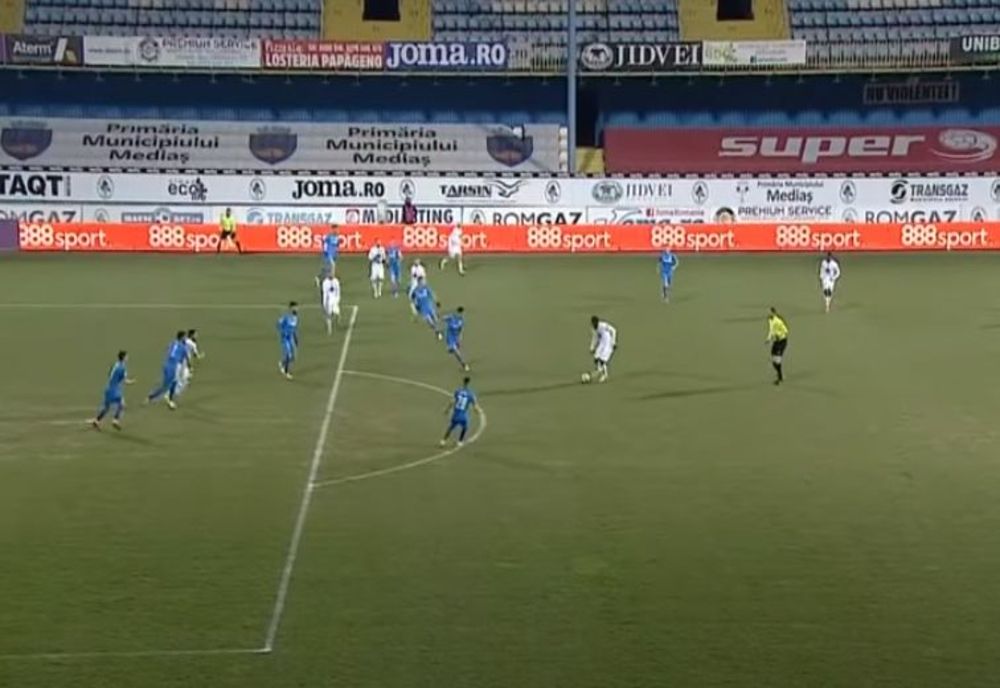 VIDEO Craiova câștigă, fără emoții, la Mediaș