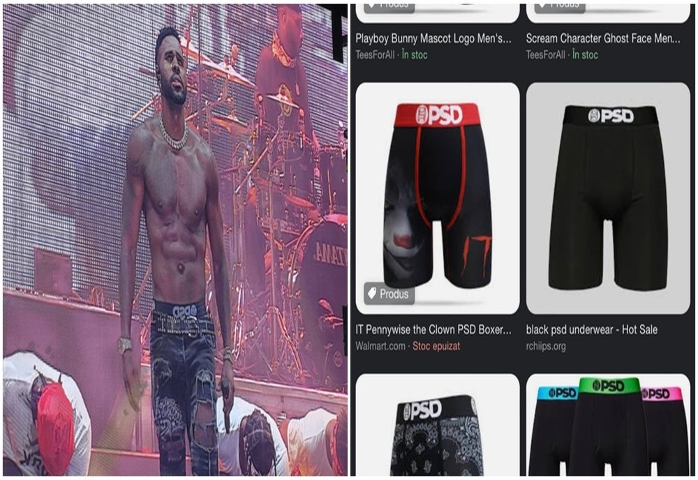 Jason Derulo a cântat la Craiova cu lenjeria la vedere pe care scria "PSD"