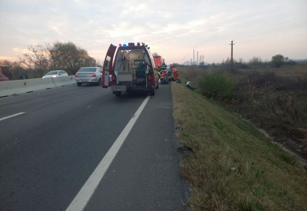 Accident în Dolj. O femeie, la spital
