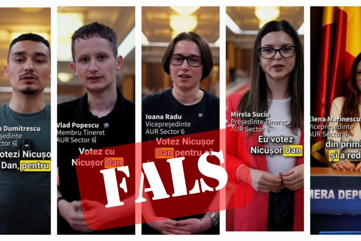 FALS GROSOLAN CU TINERI DIN USR CARE SE DAU DREPT REPREZENTANȚI AUR