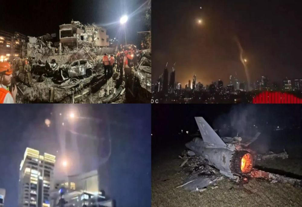 IRANUL A LANSAT ATACURI GROAZNICE ASUPRA ISRAELULUI 