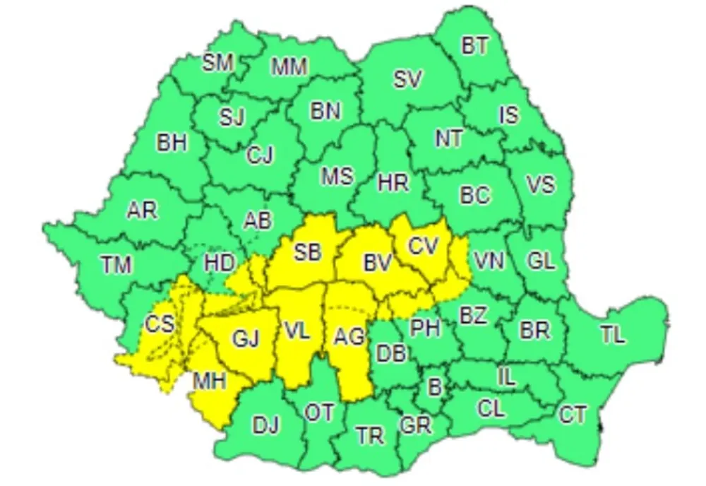 Vreme deosebit de rece până vineri dimineață