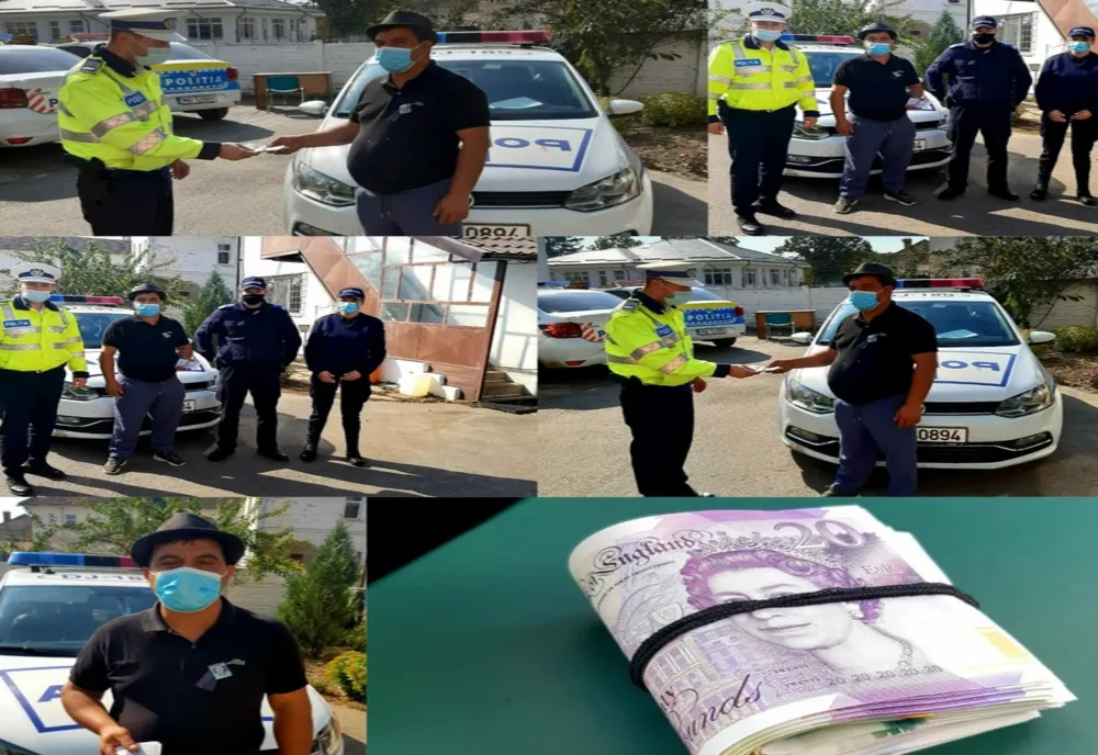 Un poliţist din Dolj a găsit o sumă de bani pierdută de un bărbat, într-un autobuz