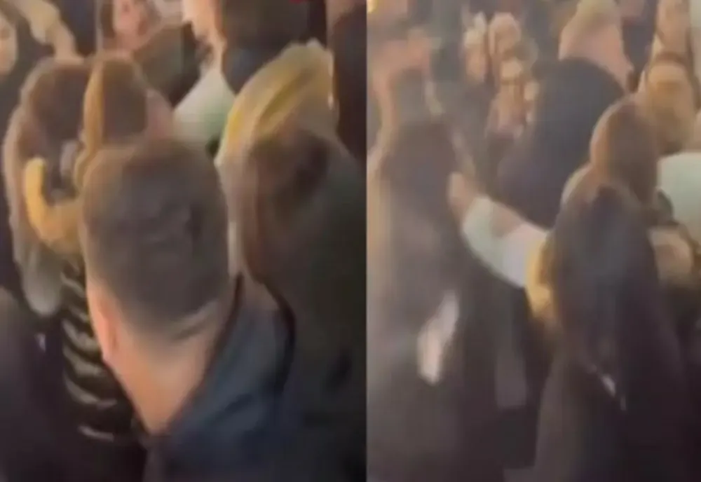 Video. Păruială cu scântei în mijlocul Târgului de Crăciun din Craiova. Două femei și-au împărțit pumni și palme la liber
