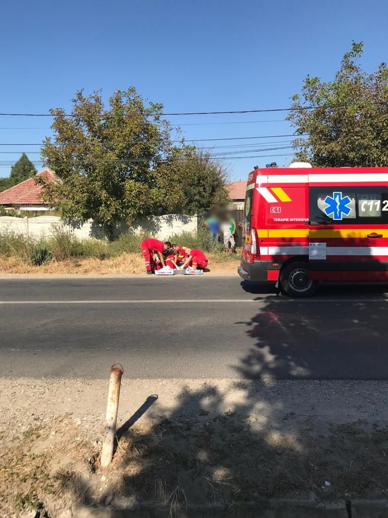 pieton lovit malu mare