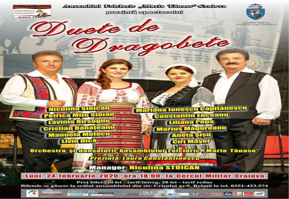Craiova: "Duete de Dragobete", de ziua iubirii