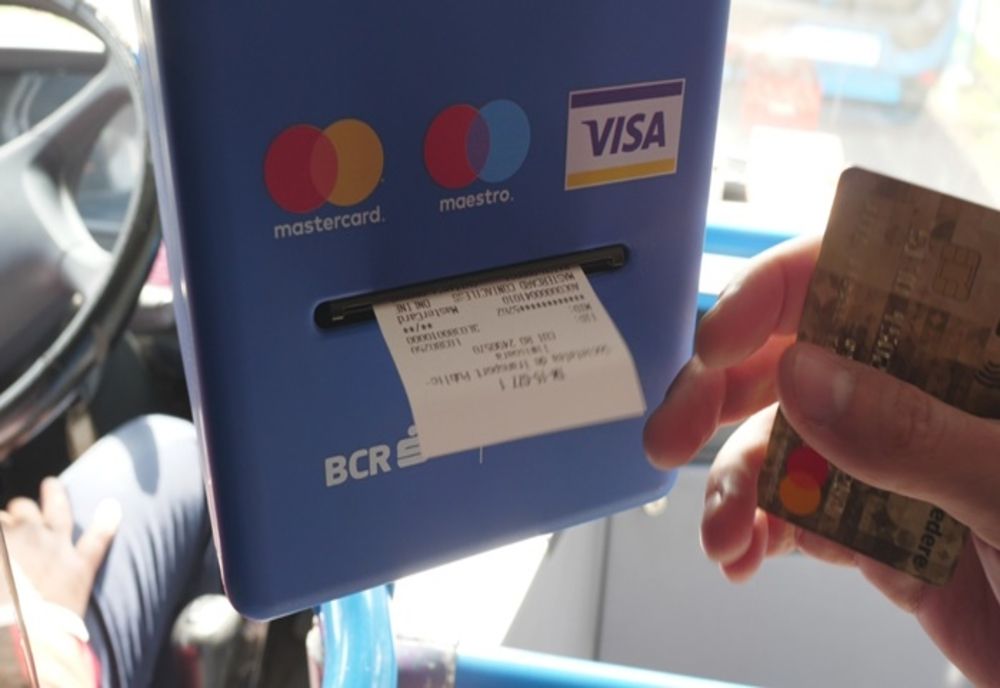 Plata cu cardul contactless direct în mijloacele de transport public din Craiova