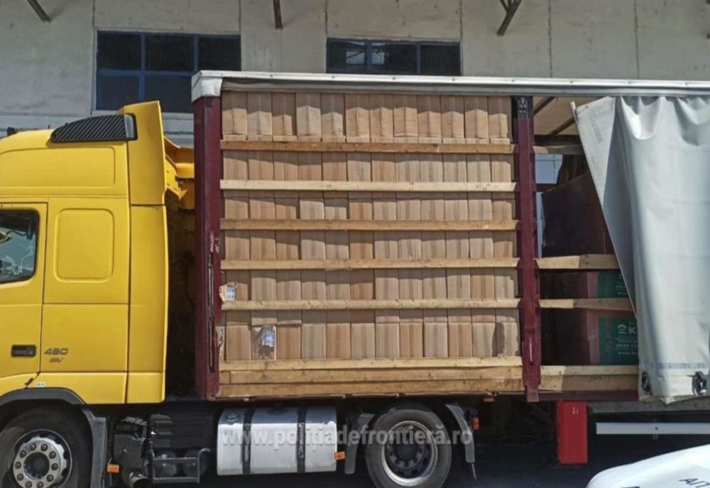 Cea mai mare captură de ţigări înregistrată de poliţiştii de frontieră în acest an