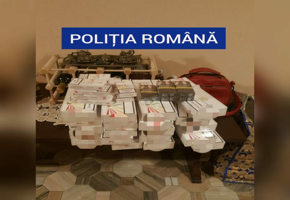 Cinci persoane săltate de poliţişti, în urma unor percheziţii într-un dosar privind contrabanda cu ţigări