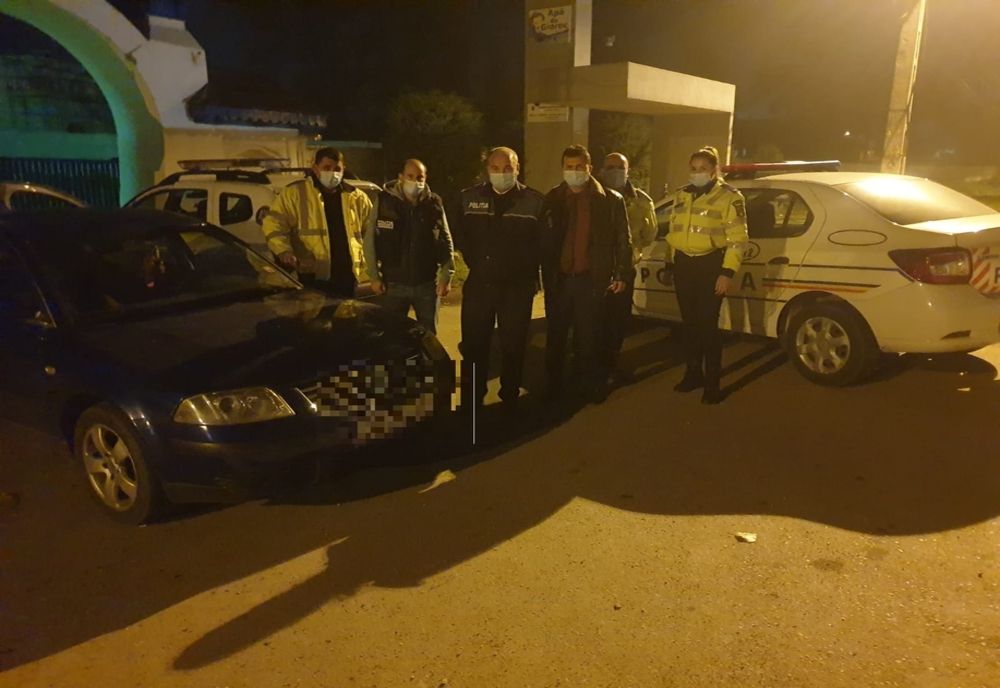 Maşină furată din Balş, găsită la Craiova