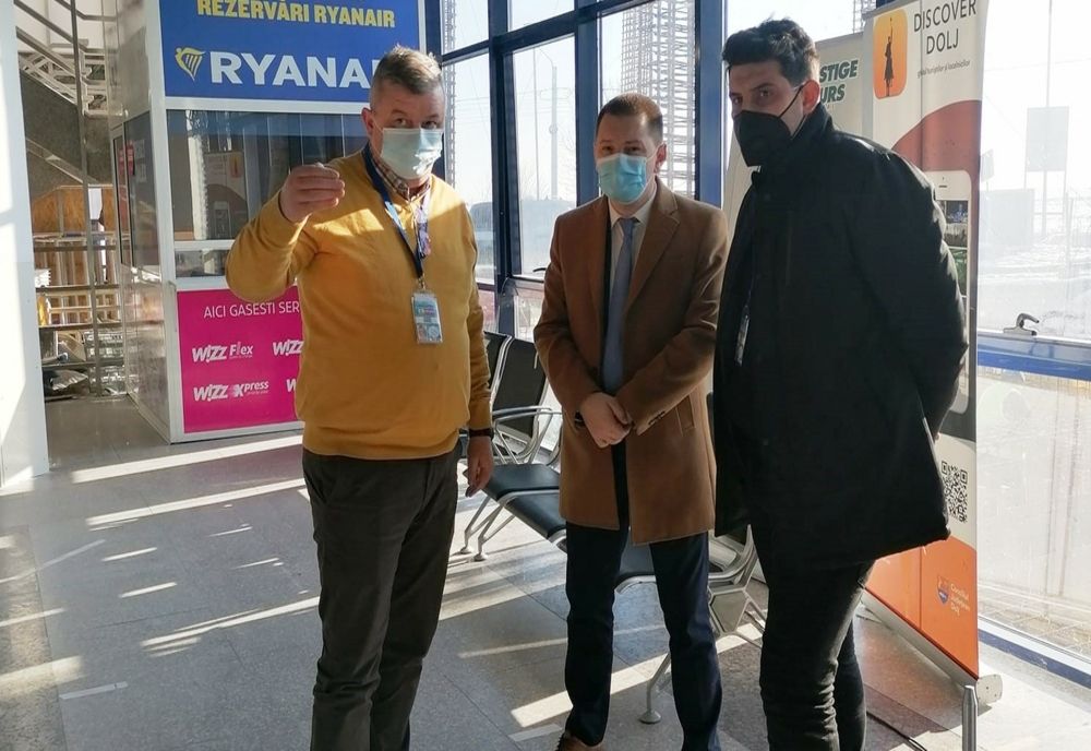 Terminalul Plecări al Aeroprotului Craiova, extins. În ce stadiu sunt lucrările