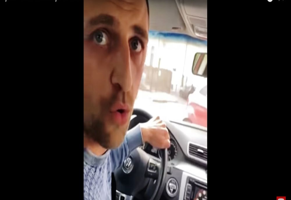 VIDEO: Dosar penal după ce un şofer UBER a fost ameninţat, la Craiova