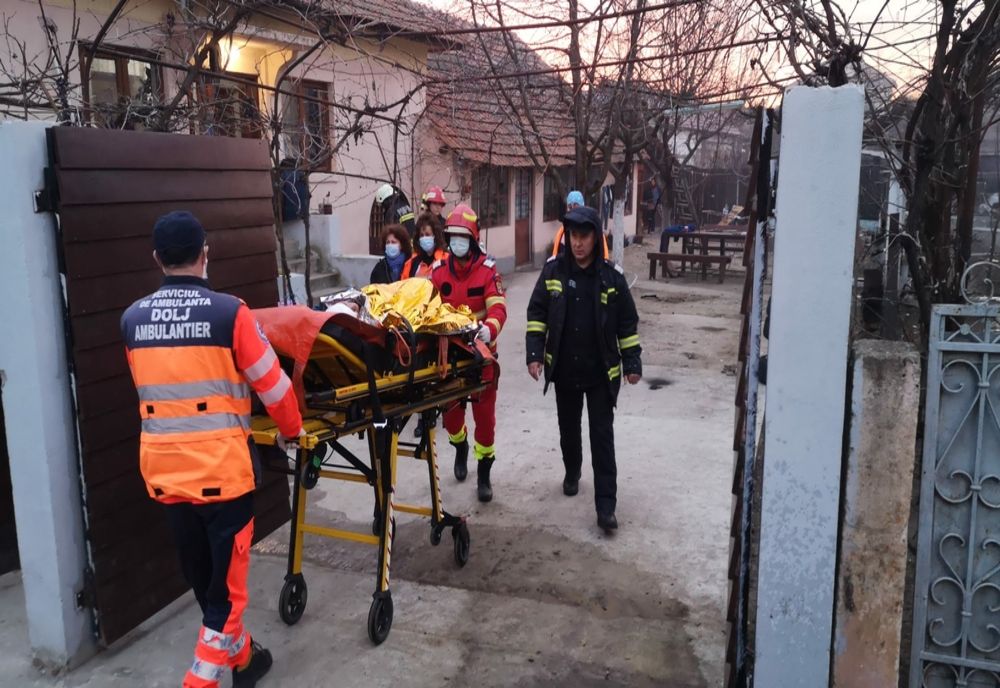 Dolj: O centrală pe gaz a explodat, într-o locuinţă din Podari (VIDEO)