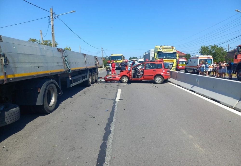 O femeie a murit într-un accident rutier, în Dolj (VIDEO)