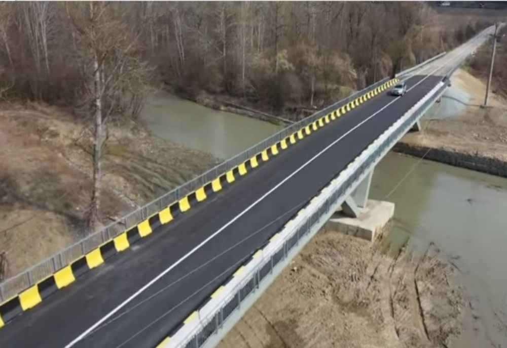 A fost recepționat podul peste râul Cerna