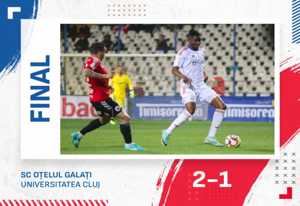 Oţelul Galaţi s-a calificat în finala Cupei României