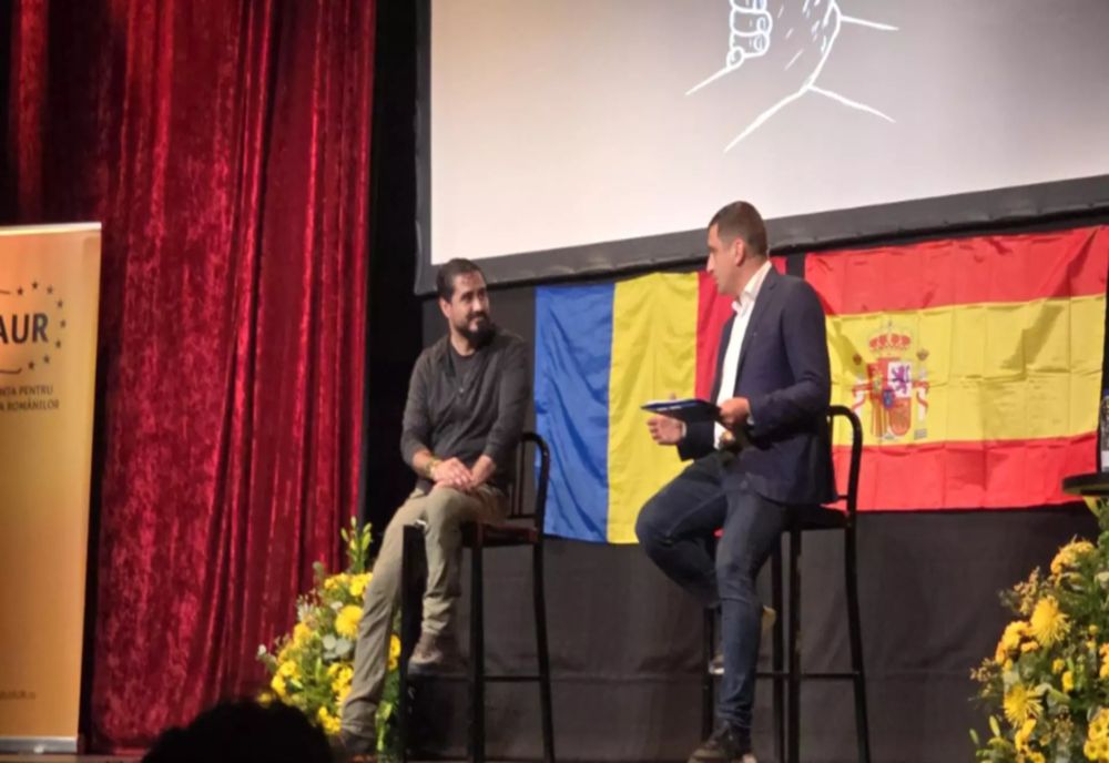 GEORGE SIMION, ALĂTURI DE ROMÂNII SINISTRAȚI DIN VALENCIA (SPANIA)