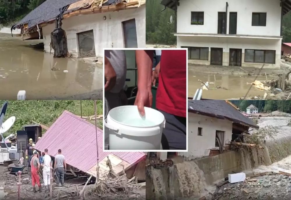 DIPERARE ÎN SATUL ÎNGHIȚIT DE APE!