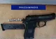 Pistol găsit la un craiovean, care a introdus ilegal arma în ţară din Bulgaria
