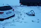 Zăpadă face „victime”, la Craiova. Au ajuns la spital după ce au lovit cu mașinile un stâlp de beton