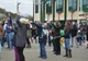 Flash mob și jocuri sportive pentru persoanele cu Sindromul Down, în fața teatrului din Craiova