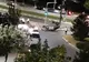 Mașină răsturnată pe plafon, în accident, la Craiova. O tânără a ajuns la spital