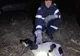 O căţeluşă şi puii săi, slavaţi de pompierii din Calafat dintr-o fântână secată adâncă de 30 de metri - FOTO