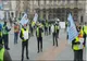 Un nou protest în faţa Prefecturii Dolj. Poliţiştii au ieşit în stradă