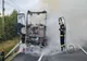 Un camion a luat foc, pe centura craiovei