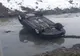 Craiova: S-a răsturnat cu maşina într-un canal colector